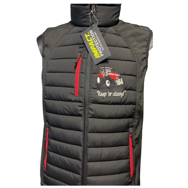 Kids Impact Hybrid Gilet Â€“ Red Tractor &amp; Trailer