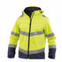 DASSYÂ® MALAGA HIGH VISIBILITY SOFTSHELL JACKET - Fluo Yellow / Navy
