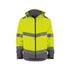 DASSYÂ® MALAGA HIGH VISIBILITY SOFTSHELL JACKET - Fluo Yellow / Cement Grey