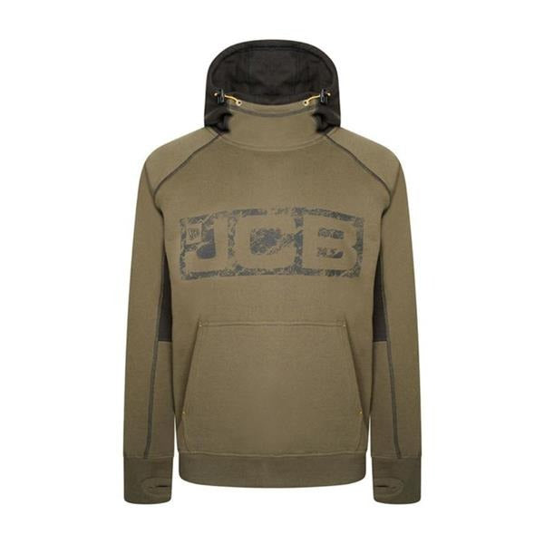 JCB Workwear Horton Hoodie Olive Green