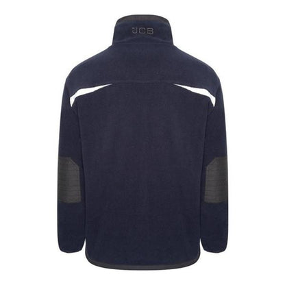 JCB Workwear Trade Heavyweight 1/4 Zip Tech Fleece, Navy Blue