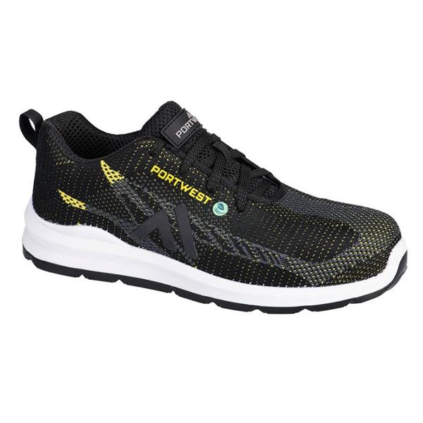 Eco Fly Composite Trainer - Black/Yellow