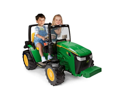 Peg Perego John Deere Dual Force 12V Electric Ride On Tractor