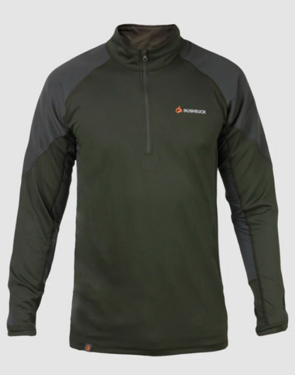Bushbuck Apex Armour Quarter Zip Bayleaf
