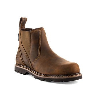 Dark Brown Goodyear Welted Non-Safety Dealer Boot