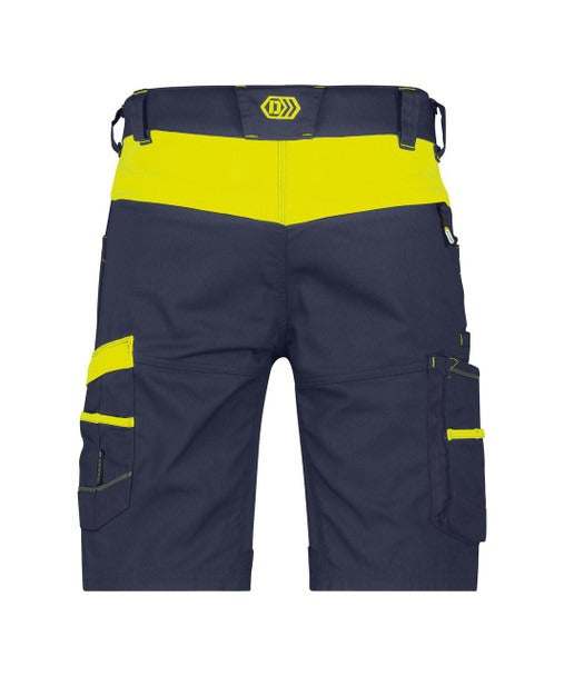DASSY Manilla Shorts Midnight Blue/Fluo Yellow