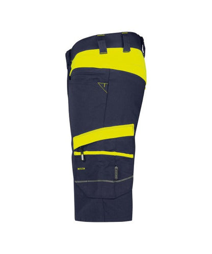 DASSY Manilla Shorts Midnight Blue/Fluo Yellow