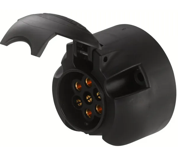 Socket - 24V - 7-pin connector - Plug: Blade Terminal