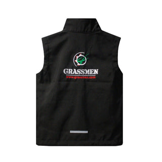 Kids Softshell Gilet Black GRASSMEN