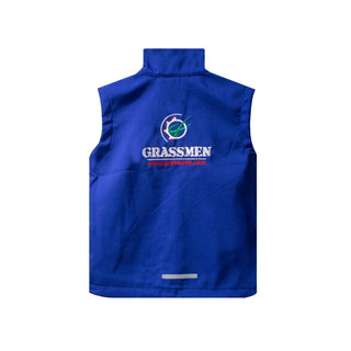 Kids Softshell Gilet Royal Blue GRASSMEN