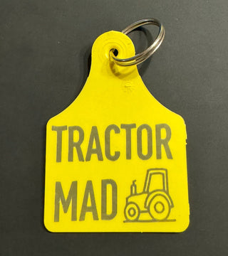 Tractor Mad Keyring