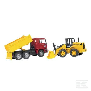 Bruder MAN tippingtruck with wheeled loader