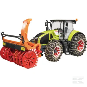 Claas Axion 950 snow blower