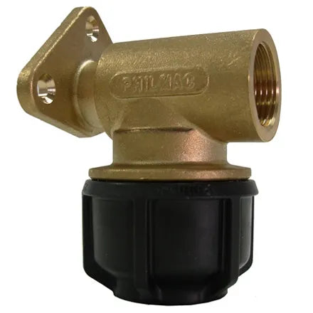 Philmac M-I Wallplate Elbow 1/2 X 1/2 Philmac M-I Wallplate Elbow 1/2 X 1/2&quot; BSP