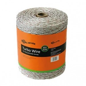 Gallagher Super 9 Wire 400M White