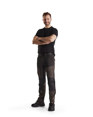 BLAKLADER SERVICE TROUSERS WITH STRETCH 1456