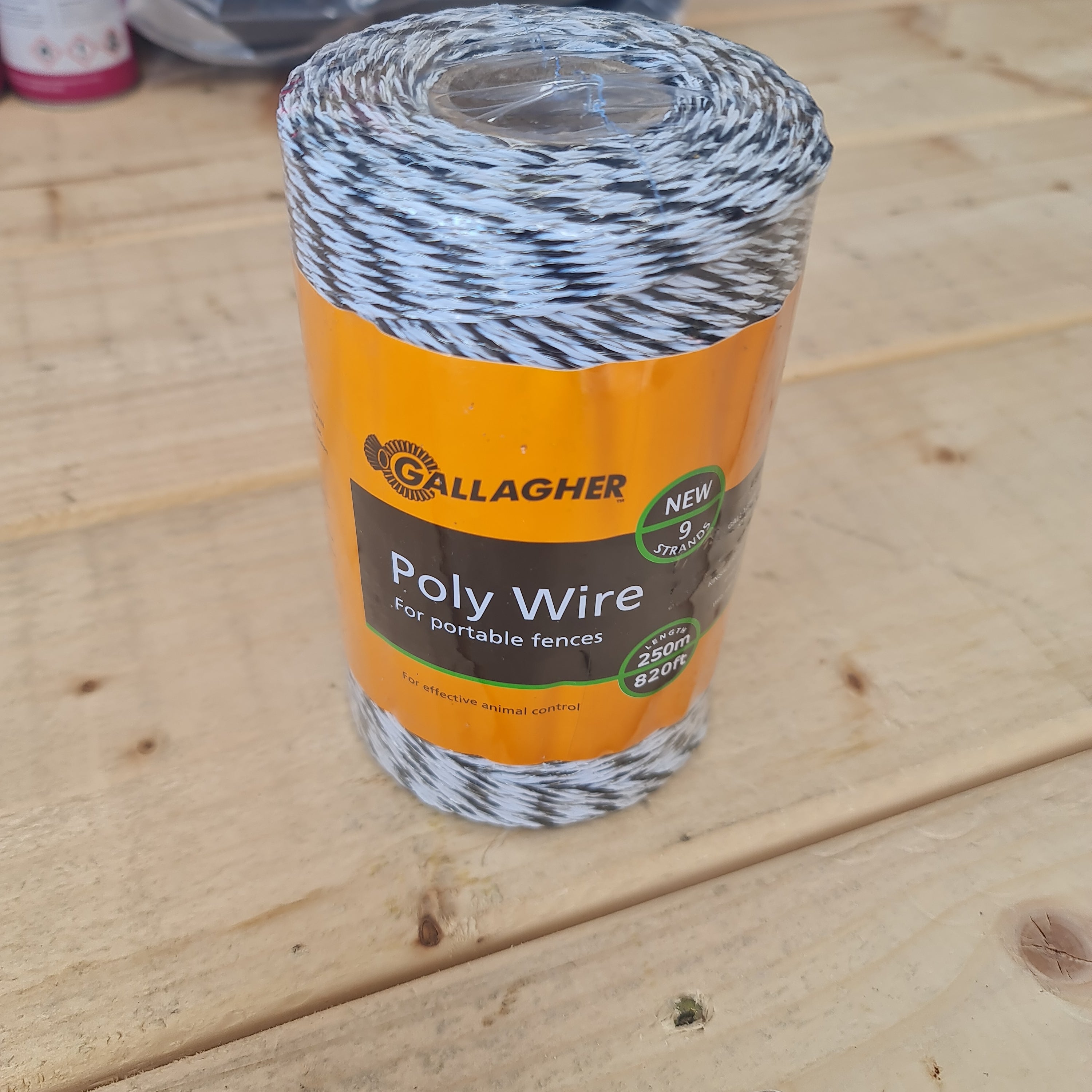 Gallagher Polywire 9 Strand 250M White – Country Farm Supplies UK