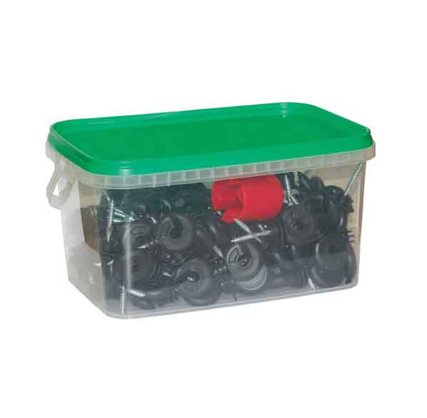 Insulator Screw Type Bucket of 100 with Fitter