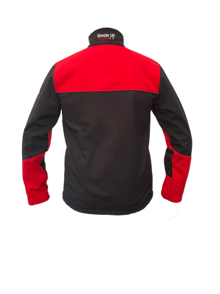 Breeze Up Soft Shell Jacket Unisex - Red / Black