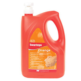 SWARFEGA ORANGE HAND CLEANER PUMP PACK 4LTR