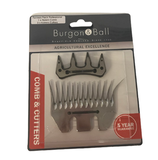 BURGON & BALL SHEARING COMB & 2 CUTTERS 96MM