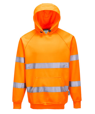 Hi-vis hooded sweatshirt